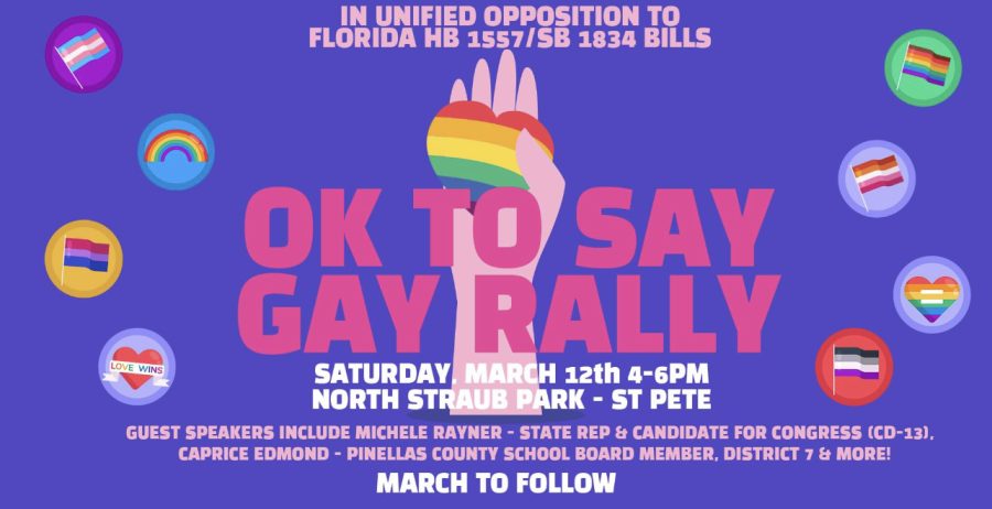 “It’s Okay to Say Gay” March being held in St. Pete in opposition to passing the bill.