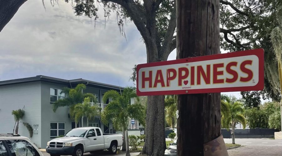A Gary King Happiness sign on 20th avenue north and 9th street.