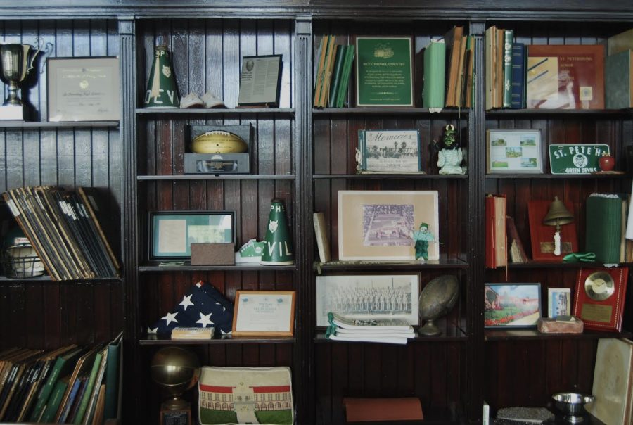 The Archives Room features everything there is to know about the roots of St. Pete High.
