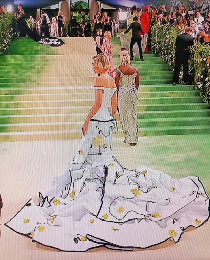 A 2024 Met Gala look!